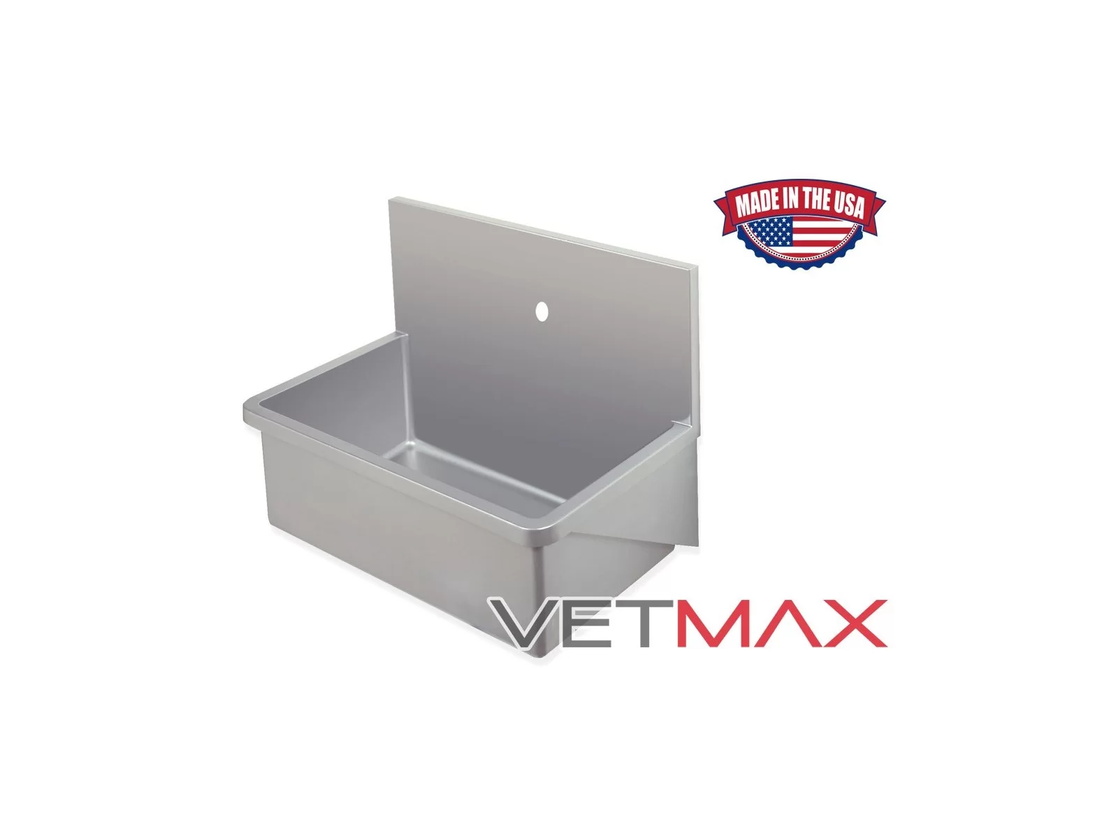 Stainless Steel Surgeon Scrub Sink (Single Station) - VETMAX®